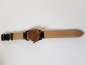 Preview: Armbanduhr Dampflok-Tacho (BR 74) Vmax 140 km/h, 40 mm Durchmesser, Lederarmband, Artikel-Nr. 9000