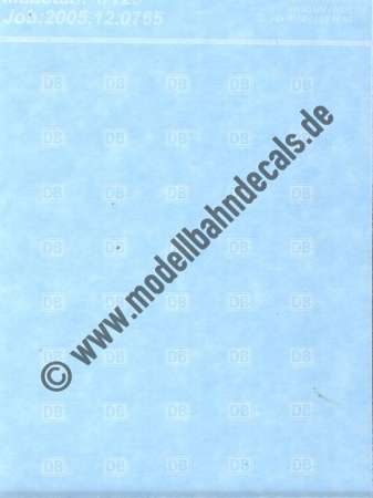 Nass-Schiebebilder: Sonderangebot Spur TT: DB-AG Logos (nur Weiss), Artikel-Nummer: 18275