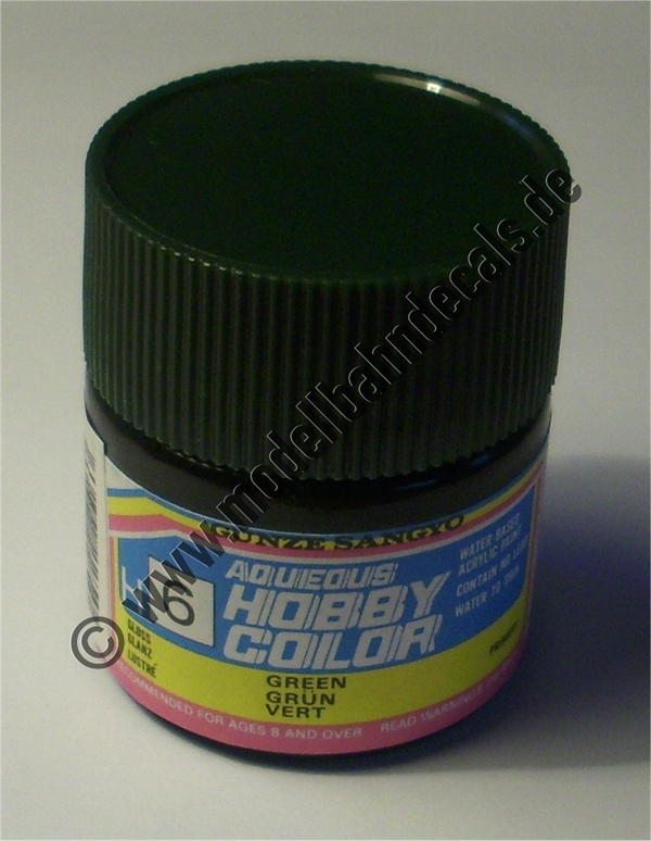 Sonderangebot: Gunze-Sangyo Mr. Hobby Color Airbrush-Farbe: H006 Dunkelgrün Glänzend, 10 ml. Verkauf nur solange Vorrat reicht. Preis pro 1 Liter: 200 Euro.
