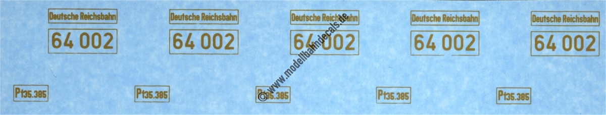 "Nass-Schiebebilder: Sonderangebot Spur 0: Loknummern mit Rahmen und Gesellschaft sowie Gattung, Gold auf Klar Artikel-Nummer: 18010"