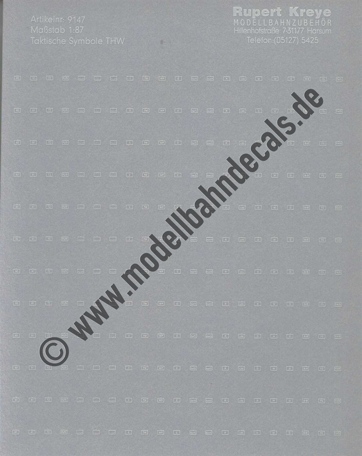 "Nass-Schiebebilder: THW taktische Zeichen, Weiss, Auslaufartikel - kann nicht neu aufgelegt werden.. Artikel-Nummer: 5310"