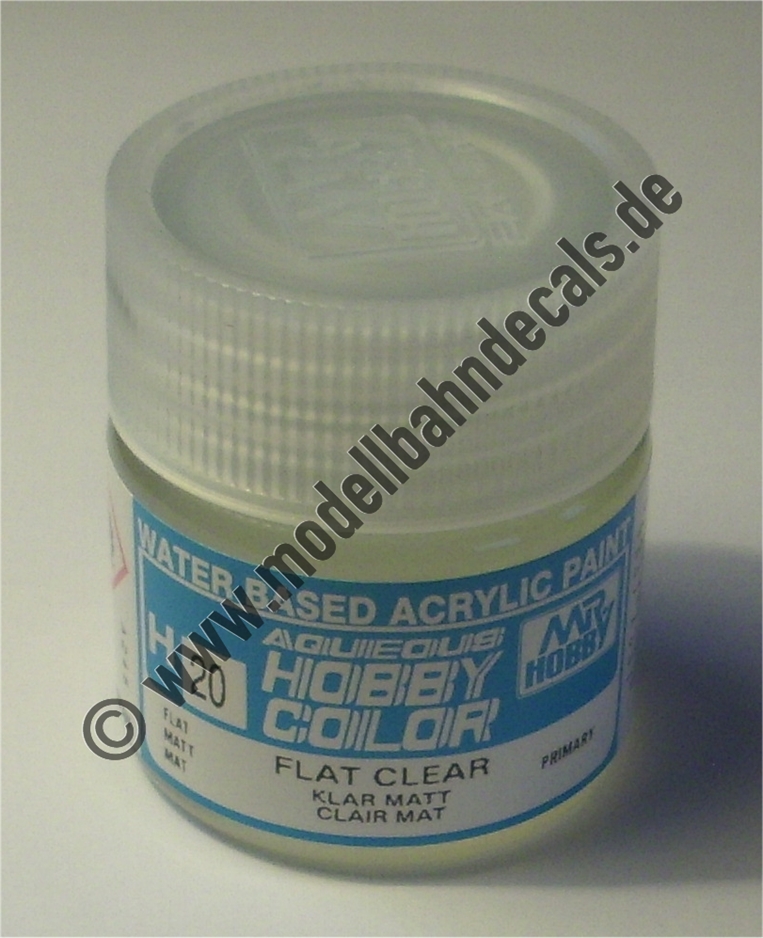 Klarlack flüssig, matt (Gunze H 20), 10 ml Glas. Preis pro 1 Liter: 300 Euro (Pflichtangabe)