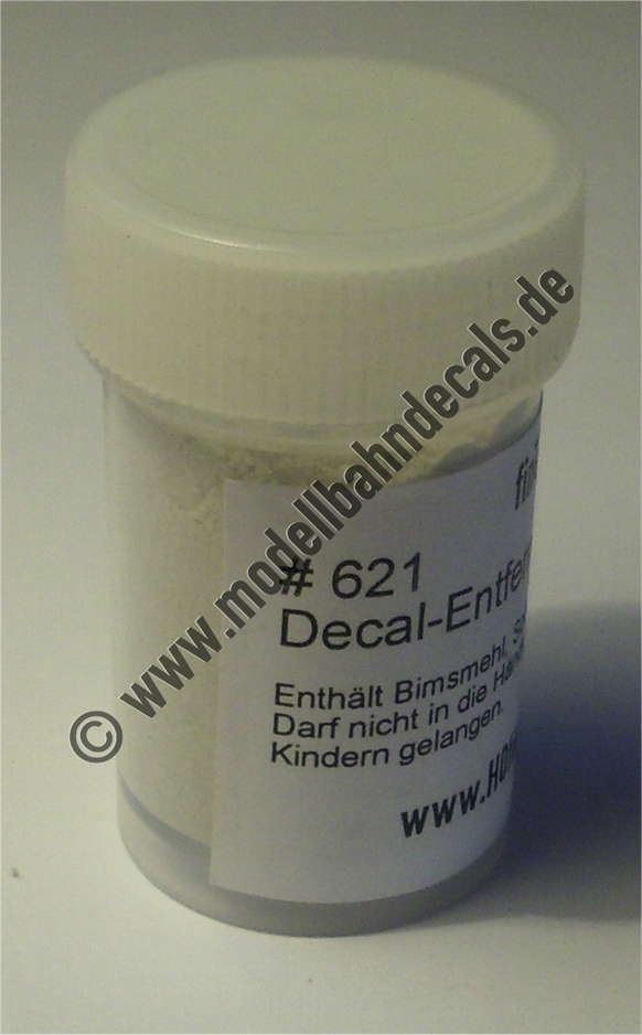 H0-fine Decal- und Beschriftungsentferner auf Basis von Bimsmehl und Soda, Inhalt: 15 ml. Preis pro 1 Liter: 166,67 Euro (Pflichtangabe)