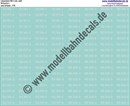 "Nass-Schiebebilder: Loknummern DB E-Loks 101-145-146-182-185, Weiss. Artikel-Nummer: 1770"