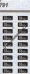 Nass-Schiebebilder: Sonderangebot Spur H0: Gattungen Gt 46.15 Alu auf Schwarz Artikel-Nummer: 18011