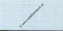 Nass-Schiebebilder: Sonderangebot Spur H0: diverse Lok(?)-Nummern der St.B.  Artikel-Nummer: 18020