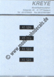 Nass-Schiebebilder: Sonderangebot Spur H0: Loknummern 41 126 Silber auf Schwarz, Artikel-Nummer: 18214
