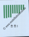 Nass-Schiebebilder: Sonderangebot Spur H0: Lokanschriften für V 100 003 inkl. grüner Zierstreifen, Artikel-Nummer: 18219