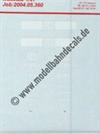 "Nass-Schiebebilder: Sonderangebot Spur H0: Lok-Komplettbeschriftung 241 805-1, DB-AG, Epoche 5 Artikel-Nummer: 19009"
