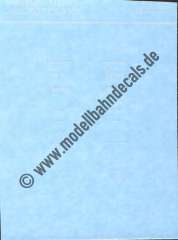 Nass-Schiebebilder: Sonderangebot Spur TT: Lok-Komplettbeschriftung DRG, 60 001; Artikel-Nummer: 19119