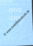 Nass-Schiebebilder: Sonderangebot Spur N: Lokbeschriftung für OHE Lok 200095 oder 200096. Artikel-Nummer: 19163