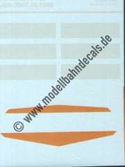 Nass-Schiebebilder: Sonderangebot Spur TT: Farbflächen hellgrau/Orange, Bedeutung nicht bekannt, Artikel-Nummer: 19217
