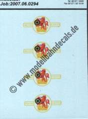 Nass-Schiebebilder: Sonderangebot Spur H0: 4 historische Embleme von British Railways, Artikel-Nummer: 19220