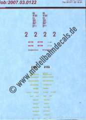 Nass-Schiebebilder: Sonderangebot Spur H0: Komplettbeschriftung KS VT 81, Artikel-Nummer: 19233