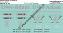 "Nass-Schiebebilder: Umbeschriftungssatz für Lok ADAM 18, Silbern, Uwe Adam EVU GmbH, Epoche 6. Artikel-Nummer: 1959"