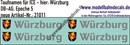 "Nass-Schiebebilder: Taufnamen für ICE ""Würzburg"", DB-AG, Epoche 5. Artikel-Nummer: 21011"