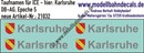 "Nass-Schiebebilder: Taufnamen für ICE ""Karlsruhe"", DB-AG, Epoche 5. Artikel-Nummer: 21032"