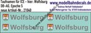 "Nass-Schiebebilder: Taufnamen für ICE ""Wolfsburg"", DB-AG, Epoche 5. Artikel-Nummer: 21040"