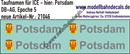 "Nass-Schiebebilder: Taufnamen für ICE ""Potsdam"", DB-AG, Epoche 5. Artikel-Nummer: 21046"