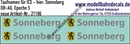 "Nass-Schiebebilder: Taufnamen für ICE ""Sonneberg"", DB-AG, Epoche 5. Artikel-Nummer: 21186"