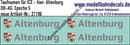 "Nass-Schiebebilder: Taufnamen für ICE ""Altenburg"", DB-AG, Epoche 5. Artikel-Nummer: 21196"