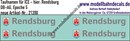 "Nass-Schiebebilder: Taufnamen für ICE ""Rendsburg"", DB-AG, Epoche 5. Artikel-Nummer: 21200"