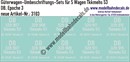 "Nass-Schiebebilder: 5x2 Umbeschriftungs-Sets für Güterwagen Gattung Tkkmehs 53, DB, Epoche 3. Artikel-Nummer: 3103"