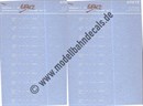 "Nass-Schiebebilder: zu 087-3163: Seitenwandanschriften DB FCs 90, Weiss (Auslaufartikel - kann nicht neu aufgelegt werden). Artikel-Nummer: 3165"