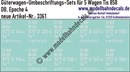 "Nass-Schiebebilder: 5x2 Umbeschriftungs-Sets für Güterwagen Gattung Tis 858, DB, Epoche 4. Artikel-Nummer: 3361"