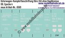 "Nass-Schiebebilder: Güterwagen-Komplettbeschriftung Gbrs 245 ohne Handbremse, DB, Epoche 4. Artikel-Nummer: 6569"