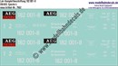 "Nass-Schiebebilder: Lok-Komplettbeschriftung 182 001-8, DB/AEG, Epoche 4. Artikel-Nummer: 7662"