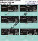 "Nass-Schiebebilder: 3 Güterwagen-Komplettbeschriftungen für Kesselwagen, DB/Shell/EVA/VTG, Epoche 4. Artikel-Nummer: 7825"