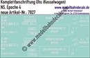 "Nass-Schiebebilder: Güterwagen-Komplettbeschriftung Uhs (Kesselwagen), NS, Epoche 4. Artikel-Nummer: 7827"