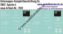"Nass-Schiebebilder: Güterwagen-Komplettbeschriftung Gs, SNCF, Epoche 4. Artikel-Nummer: 7832"