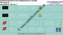 Nass-Schiebebilder: Güterwagen-Komplettbeschriftung Ucs 910 4, ÖBB, Epoche 4/5 (2 Wagennummern zur Auswahl). Artikel-Nummer: 7981