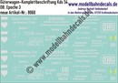 "Nass-Schiebebilder: Güterwagen-Komplettbeschriftung Kds 54, DB, Epoche 3. Artikel-Nummer: 8068"