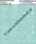 "Nass-Schiebebilder: Güterwagen-Komplettbeschriftung Off 52 (Autotransportwagen, Doppeleinheit) - DB Epoche 3. Artikel-Nummer: 8269"